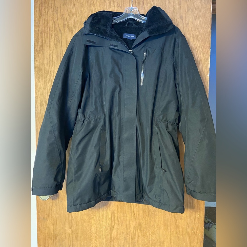 Short black Womens Winter Jacket